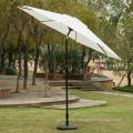 Patio Outdoor 9 pies Mercado de mesa de gran tamaño UV Protect Uv paraguas con botón Push Tilt and Cank